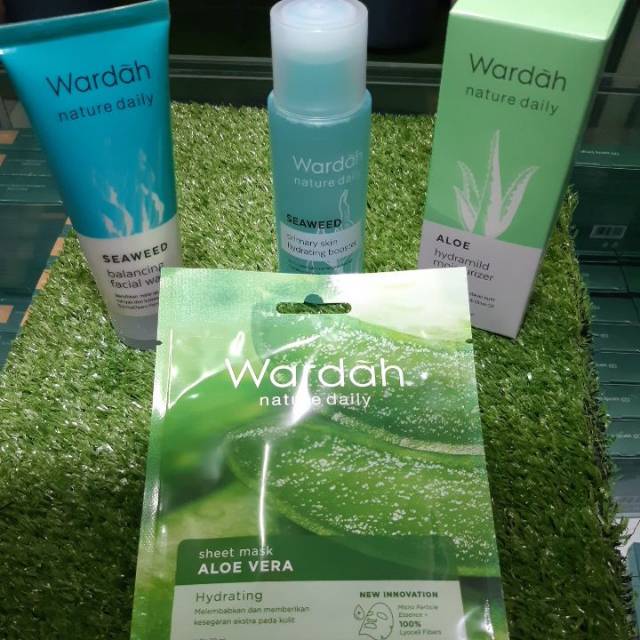 Paket wardah kulit kering  / xeno cosmetics