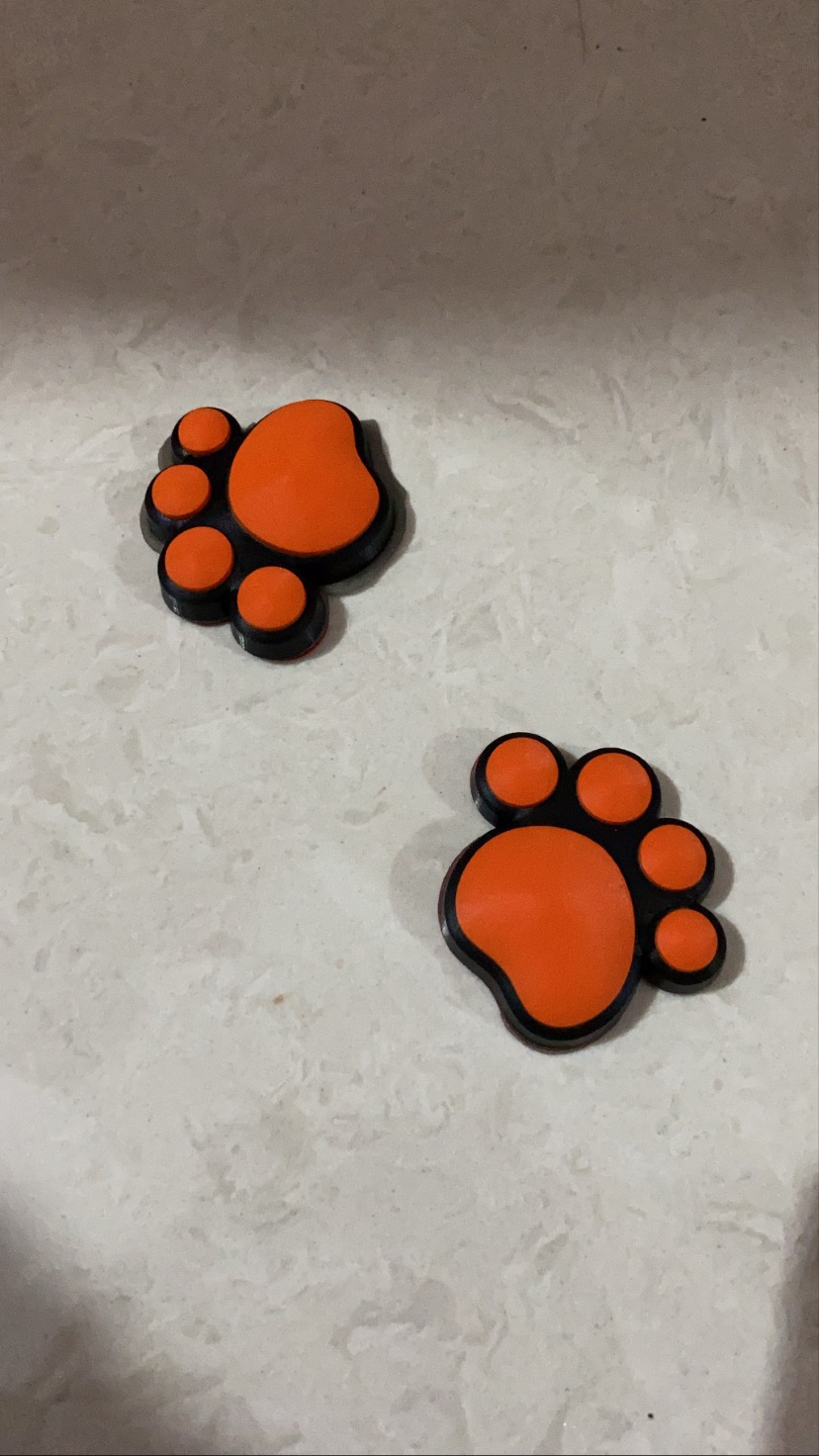 Door Guard Bear Sole / Kaki Beruang Kuning Orange Pink