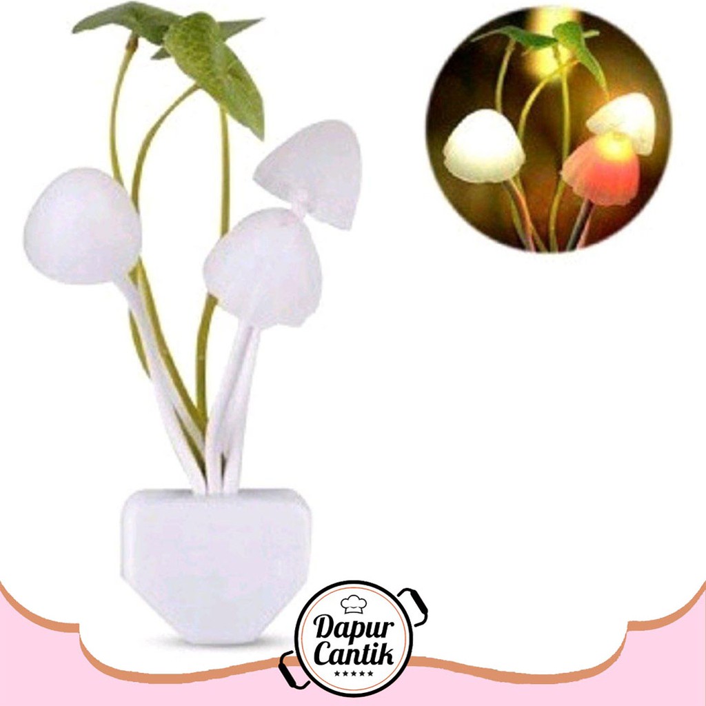 DapurCantik Lampu Tidur Sensor Cahaya Avatar Lampu Jamur Led Lamp Elektronik Rooms - LJM-1