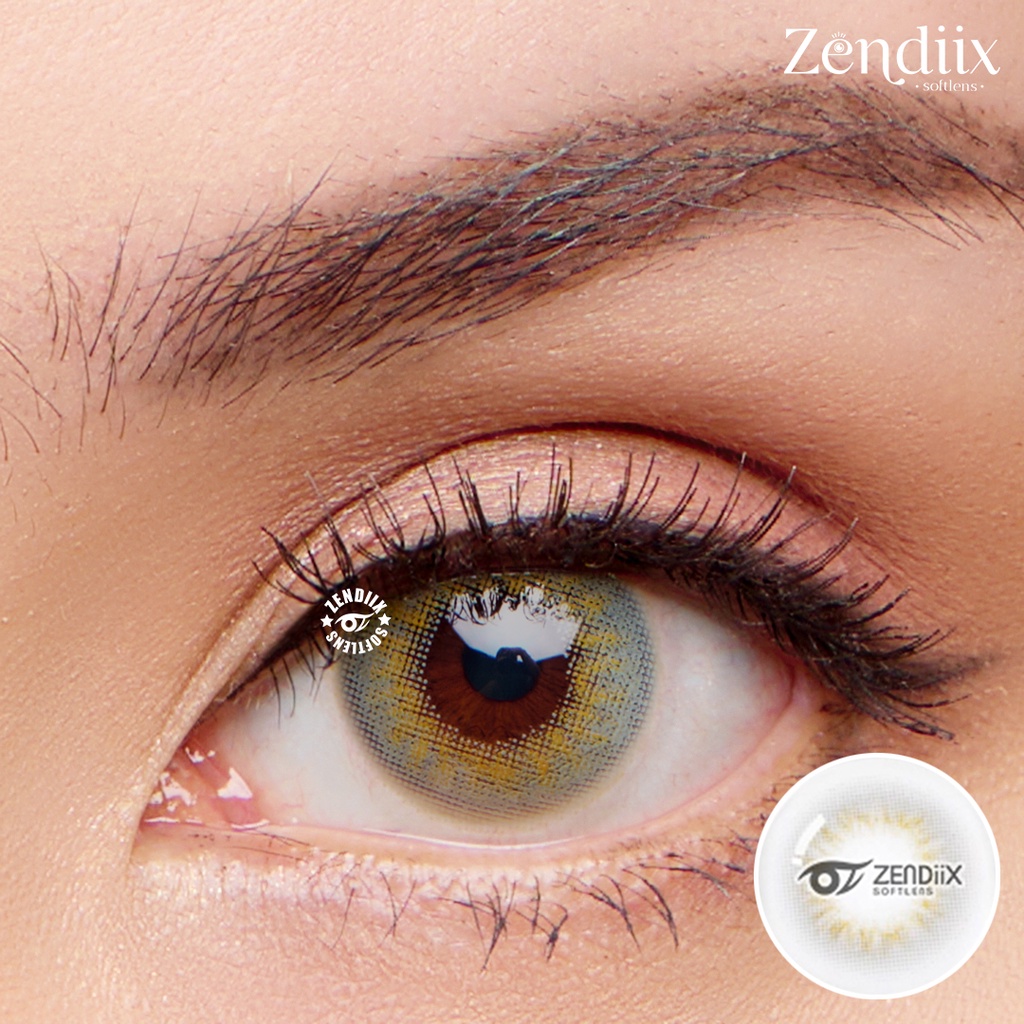 Softlens SCANDI Warna GREY 14.5mm Normal Minus