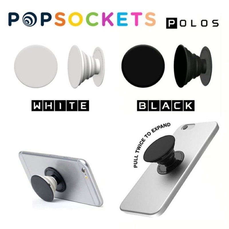 GRIPTOK/ PHONE HOLDER PVC/ POP SOCKET HP POLOS/ PENYANGGA HP