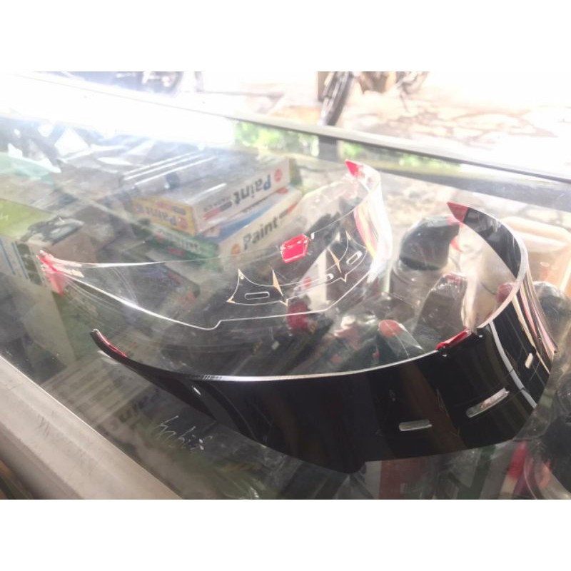 SPOILER HELM ZEUS 611 611C HITAM PUTIH