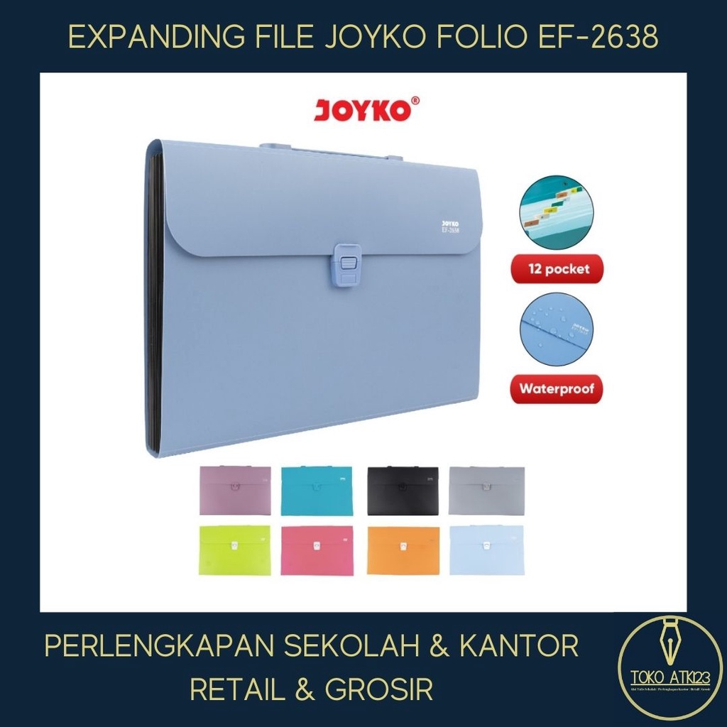 Expanding File Merk Joyko EF-2638 Ukuran Folio