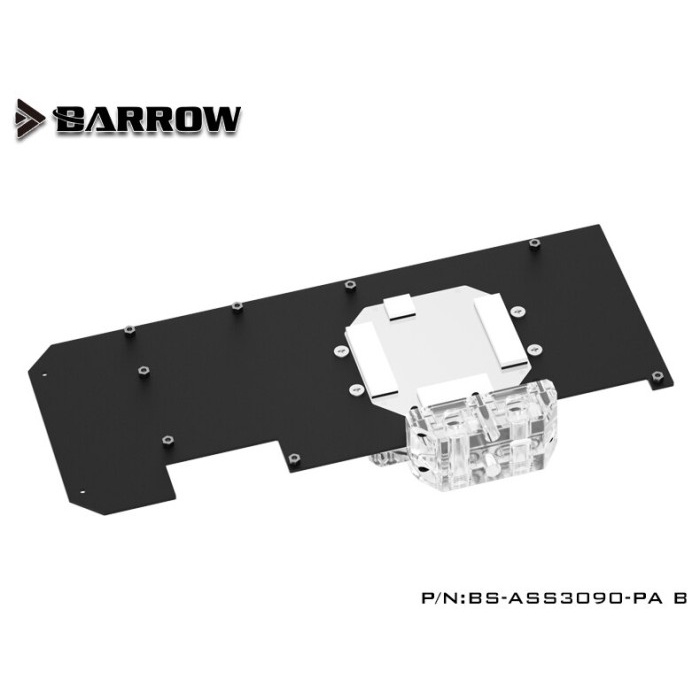 BARROW BS-ASS3090-PA GPU Block ASUS STRIX RTX 3090 BUNDLE BACKPLATE