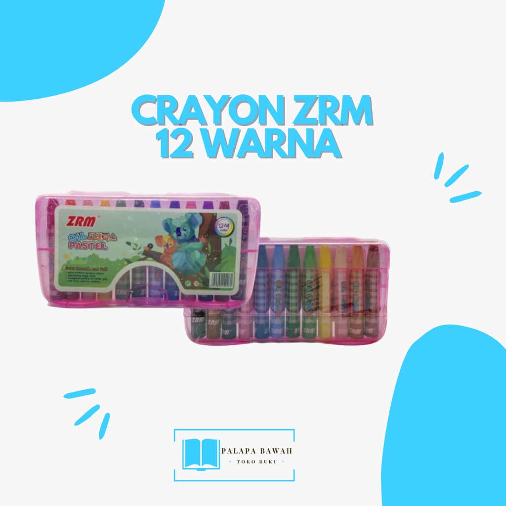 

ZRM Crayon / Oil Pastel 12 Warna/Krayon Murah