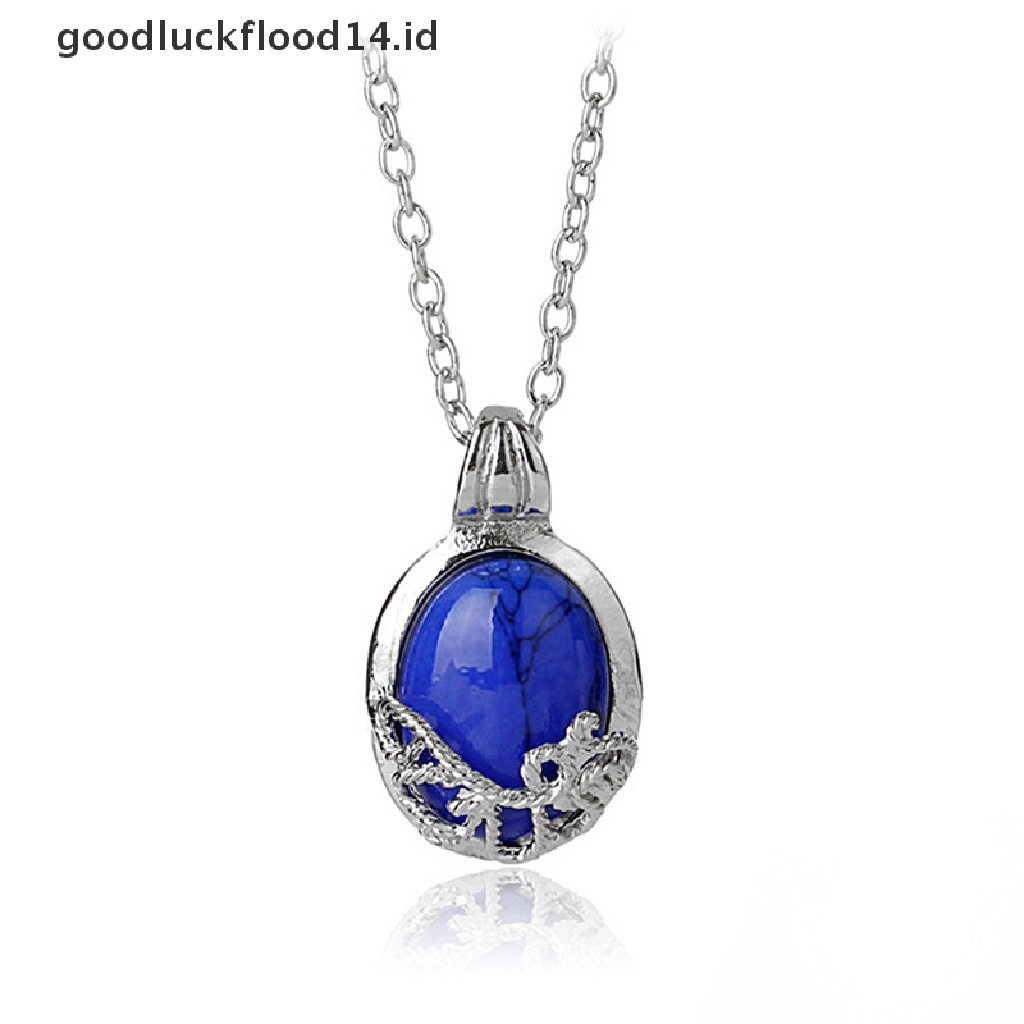 [OOID] Film The Vampire Diaries Katherine Fashion Anti-sunlight Lapis Lazuli Pendant Necklace ID