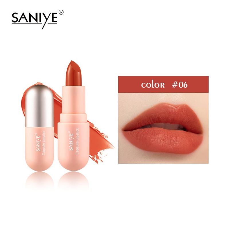 Medan Termurah capsule mini Velvet matte tahan lama waterproof lipstik saniye lipstick bibir