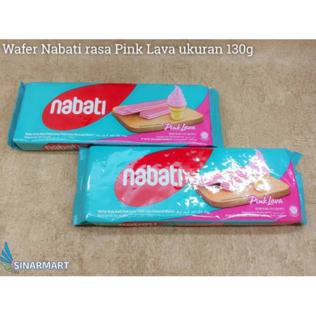 

WAFER NABATI RASA PINK LAVA 130