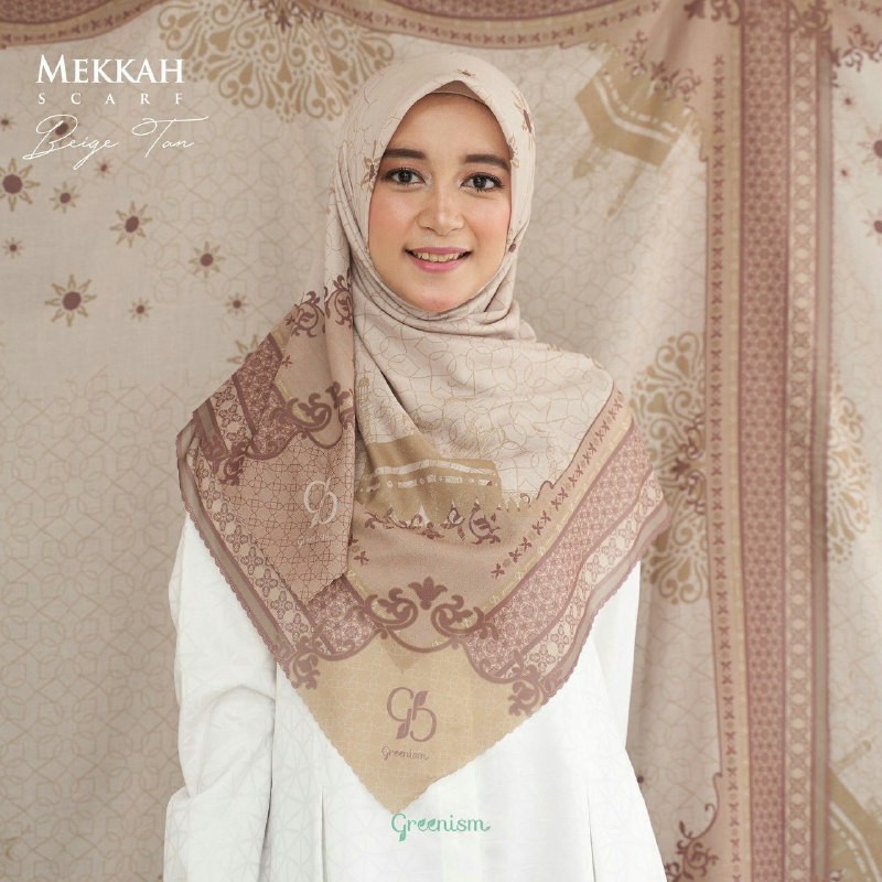 MEKKAH MADINAH SCARF || Hijab Voal Original by GREENISM