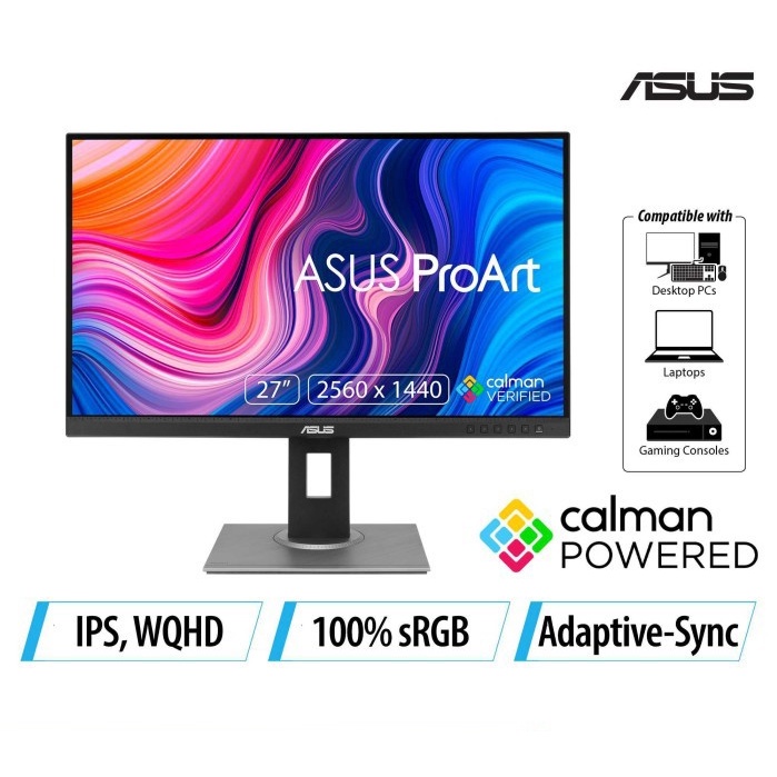 ASUS ProArt Display PA278QV Professional Monitor 27&quot;, IPS, 100% sRGB