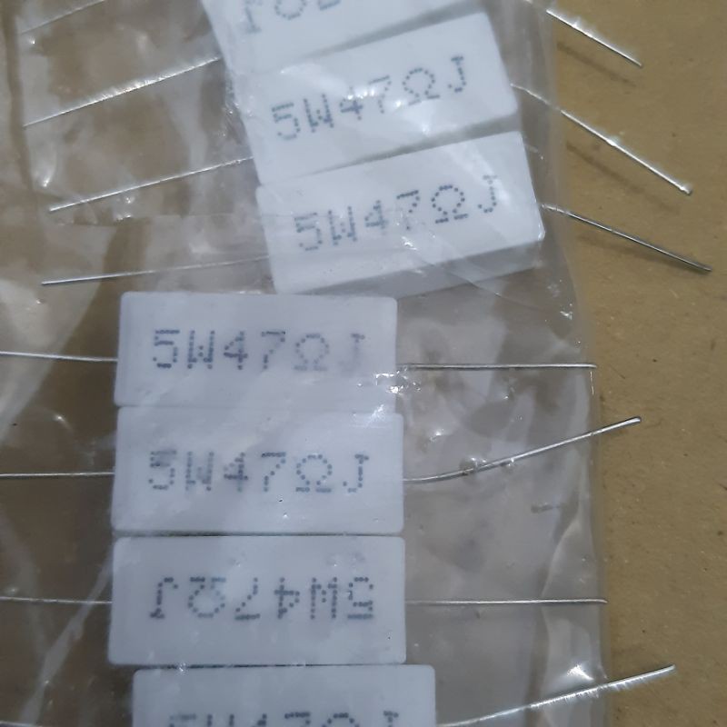 resistor 47 ohm 5 watt