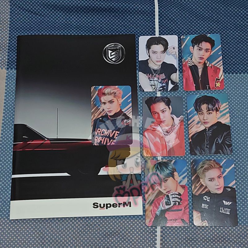 SUPERM MINI BROCHURE US VER. MARK TAEYONG LUCAS TEN KAI BAEKHYUN TAEMIN PHOTOCARD PC