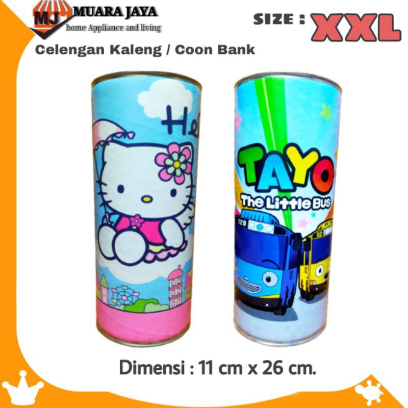 CELENGAN KALENG /COIN BANK/CELENGAN KARAKTER UKURAN JUMBO