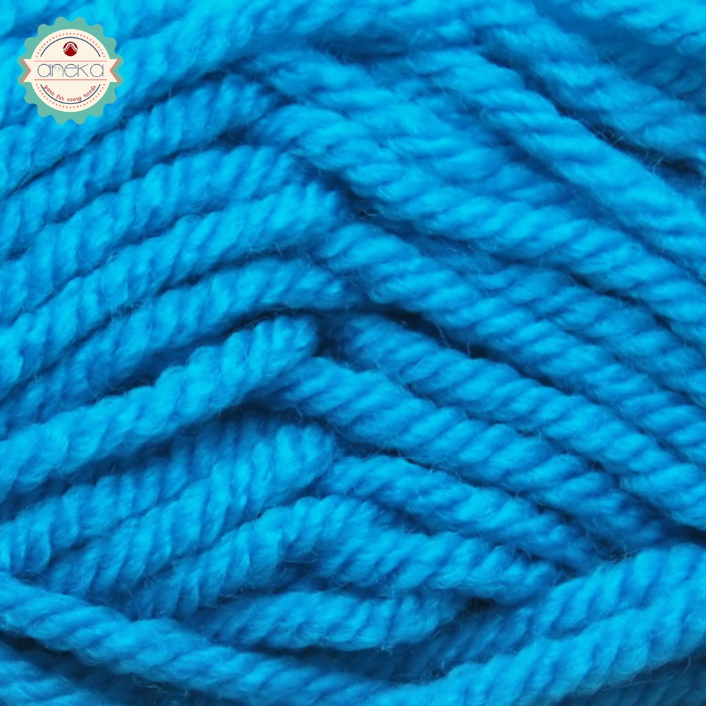 Benang Rajut Karpet Dahlia / Carpet Yarn - 4247 ( Biru Turkis )