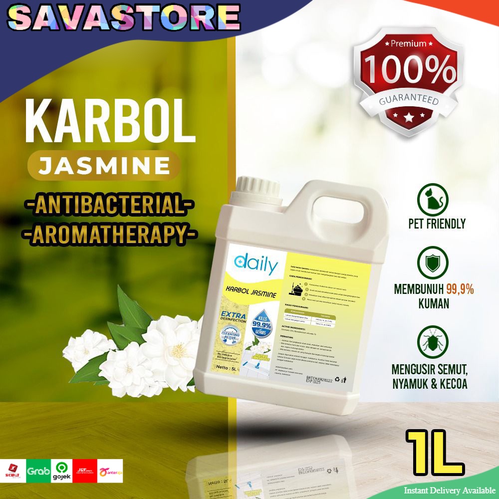 KARBOL DAILY KONSENTRAT 1 LITER ANTIBACTERIAL PREMIUM KARBOL ANTI NYAMUK &amp; SERANGGA