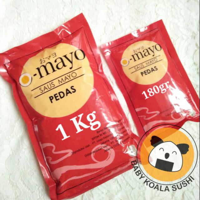 OMAYO Mayo Mayonnaise Pedas 1 Kg Halal │ Mayonnaise Spicy