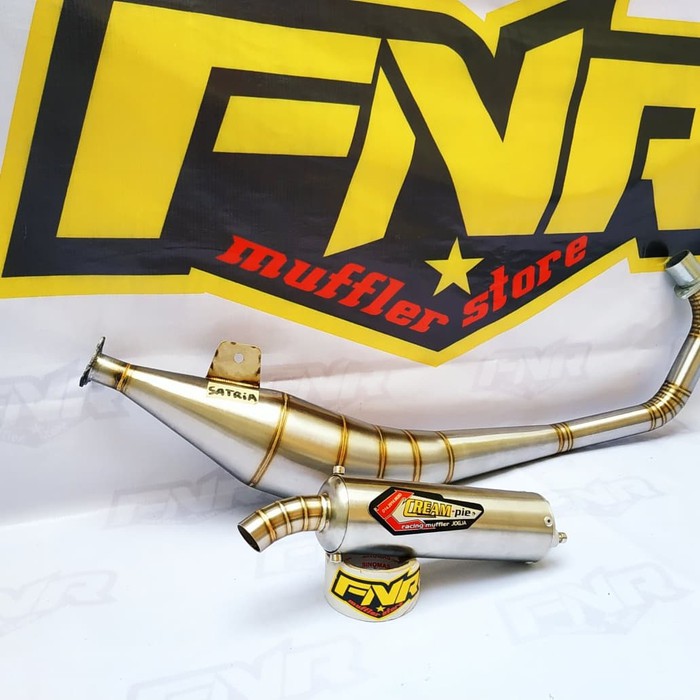 KNALPOT SATRIA 2 TAK - SATRIA HIU Creampie Stainless