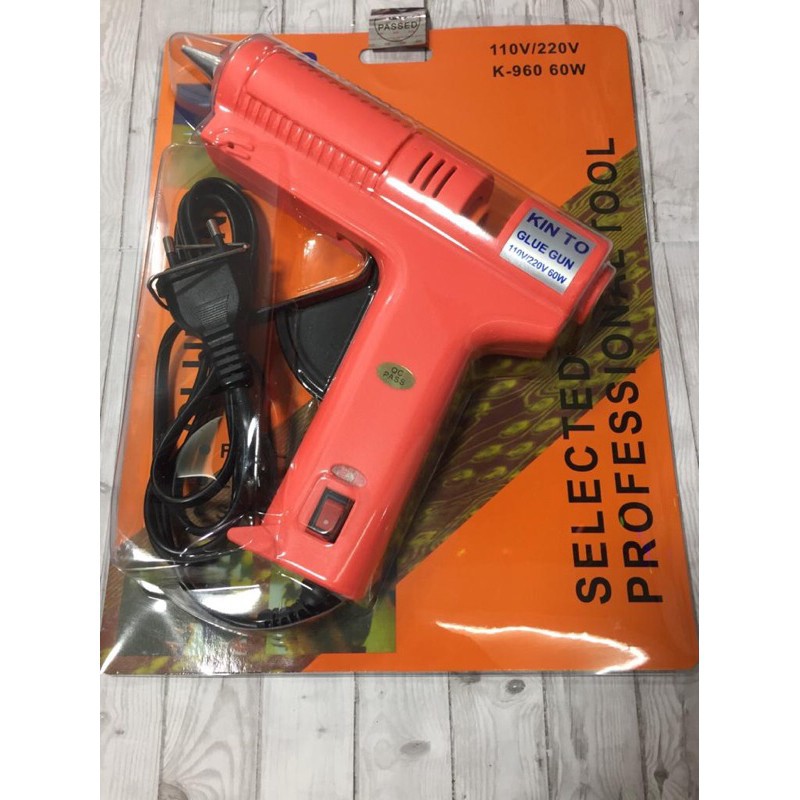 Glue Gun 60 Watt Kinto / Lem Tembak 60w / Glue Stick / Tembakan Lem Bakar 60w / Alat Glue Gun 60w