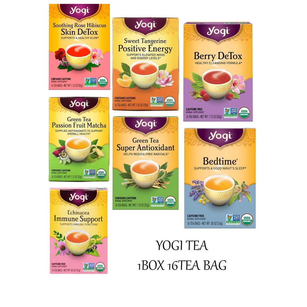 Yogi Tea All Variants (Detox, Stress Relief, Bedtime)