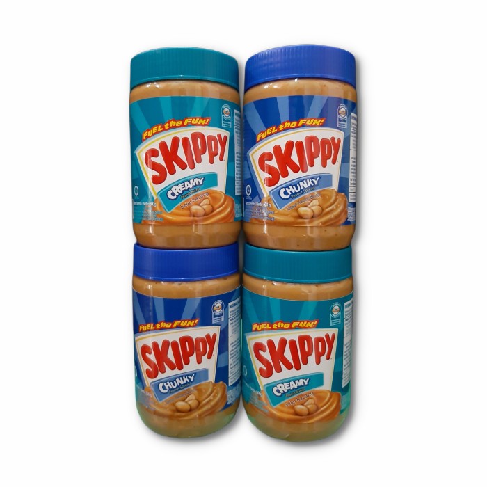 

Skippy chunky 500gram/Skippy creamy 500gram/selai kacang skippy 500gr