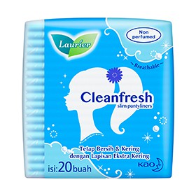 Laurier Pantyliner Cleanfresh Non Perfume | Laurier Pantyliner Cleanfresh Perfume