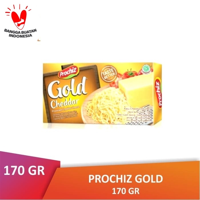 

Keju- Pack Prochiz Gold Cheddar 170 Gr -Keju.