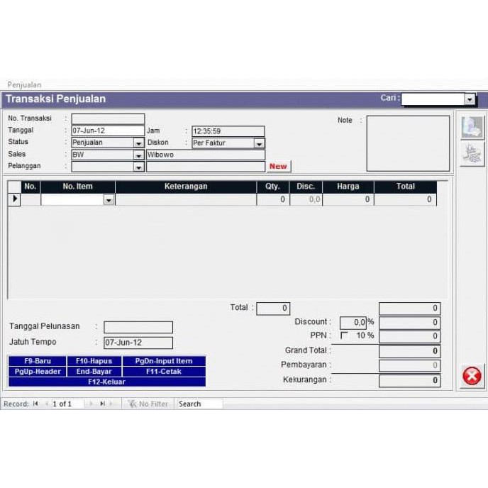 Pembukuan Stok Barang Temukan Contoh