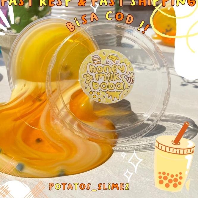 ► Honey Milk Boba 200ml | New Packaging Potatos_Slime2 ➫