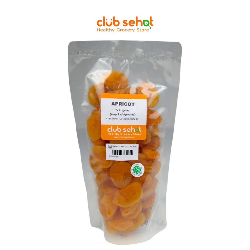 

Club Sehat - Apricot / buah kering Apricot 500gr