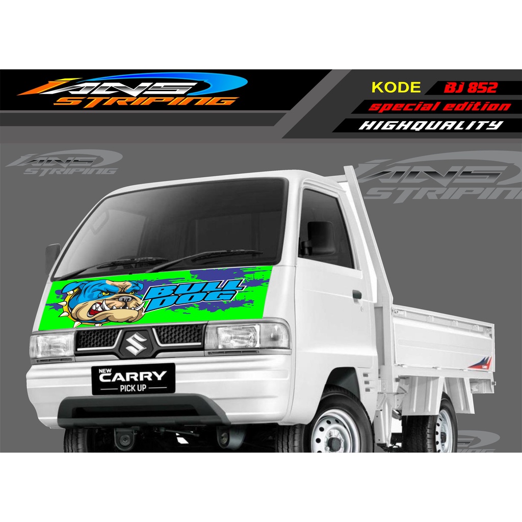 STIKER VARIASI KAP MOBIL CARRY/ STIKER KABIN DEPAN MOBIL CARRY PICK UP / STICKER TERBARU