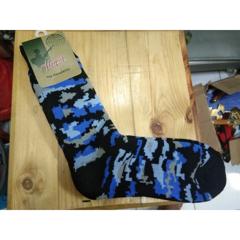 Kaos kaki Damkar / Kaos Kaki Loreng Biru / Kaos kaki Pemadam Kebakaran