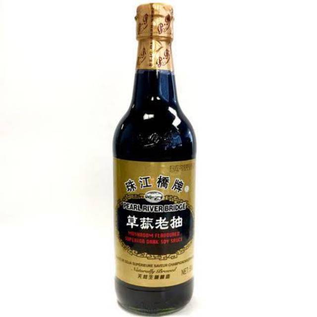 Mushroom soy sauce 600 ml Kecap Rasa Jamur - Pearl River Bridge