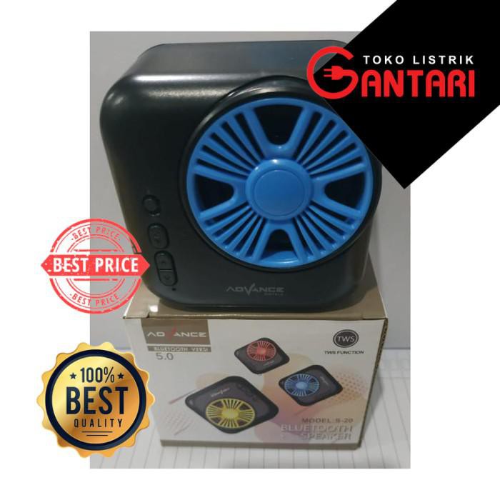 Speaker Mini Portabel Murah Suara Kencang Advance S20 Bluetooth