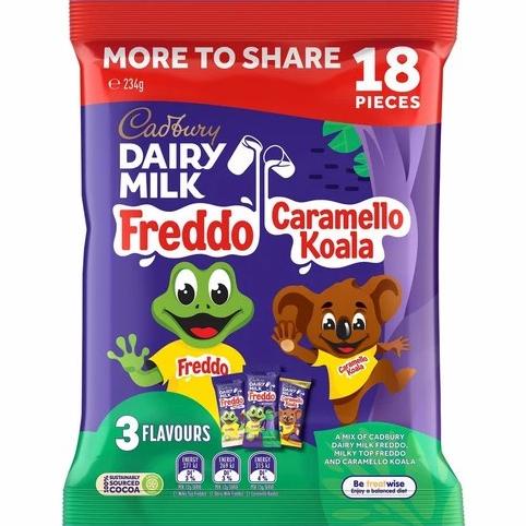 

CADBURY DAIRY MILK FREDDO & CARAMELLO KOALA CHOCOLATE /COKLAT CADBURY DC51C1215