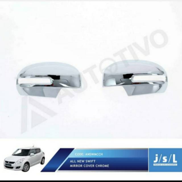 Cover spion all new Swift/ mirror cover chrome jsl