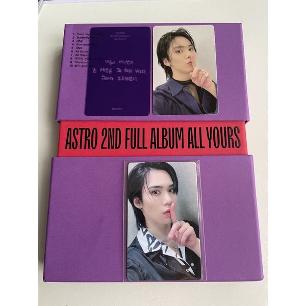 Astro All Yours ver Us Unsealed set Rocky Benefit Apple Music FS2
