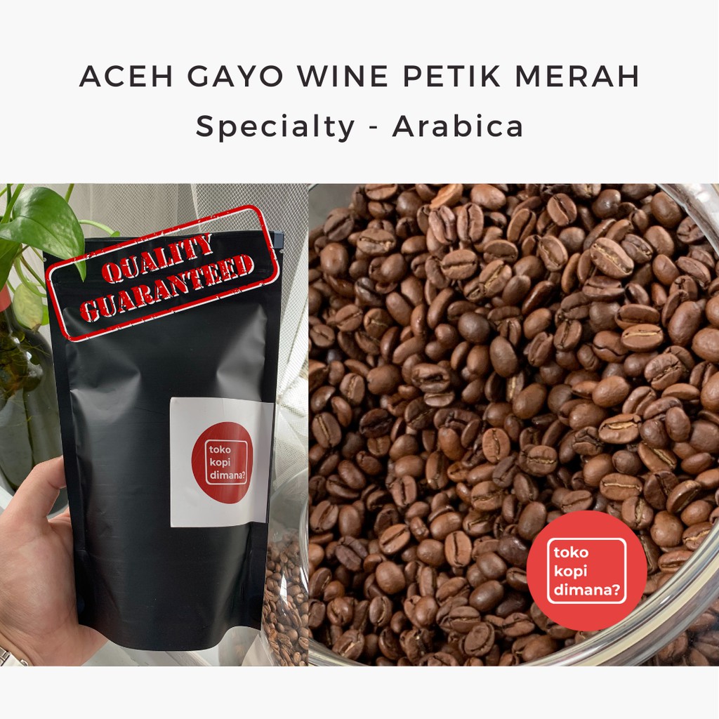 

Aceh Gayo Wine Petik Merah - Specialty Arabica (Biji/Bubuk)