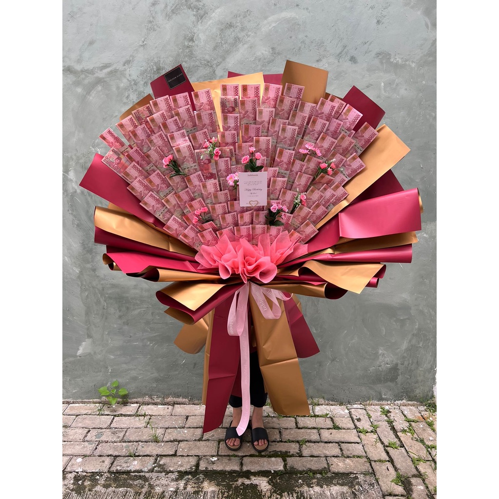 BOUQUET  BUNGA UANG 10.000.000