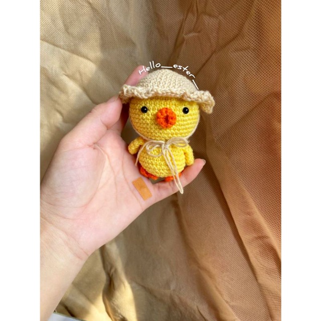 Boneka Rajut Bebek / Amigurumi Bebek / Gantungan kunci
