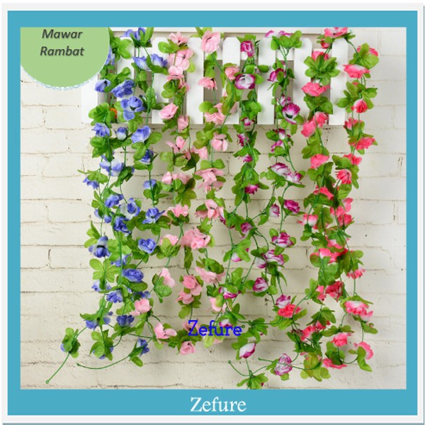 BUNGA RAMBAT HIAS KECIL 220CM ARTIFICIAL HOME DEKOR