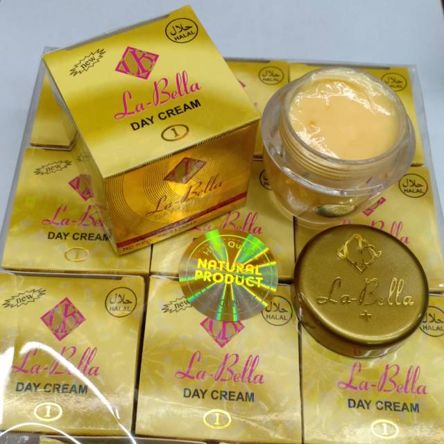 LUSINAN / CREAM LABELLA GOLD HOLO ASLI NATURAL PRODUCT