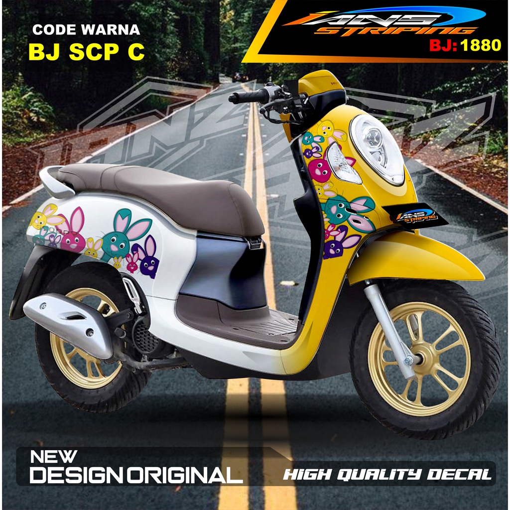 STIKER FULL BODY SCOOPY / STICKER ALL NEW SCOOPY / STIKER FULL BODY SCOOPY TERMURAH / STIKER MOTOR SCOOPY / STIKER MOTOR