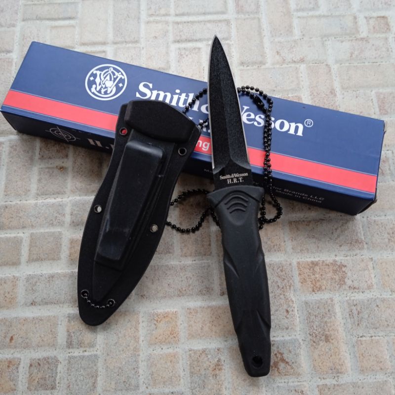 BERKUALITAS Pisau Smith &Wesson survival outdoor