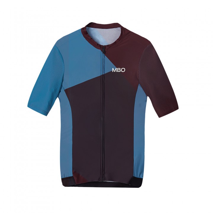 Jersey Sepeda Mysenlan Mbo Women Short Sleeve Jersey Prism Blue Black