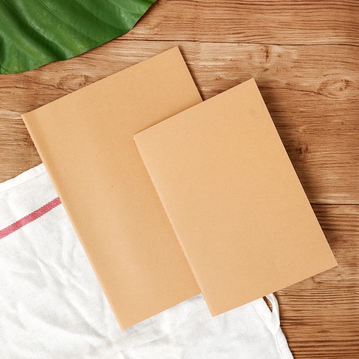 

[RESTOCK] Kraft Paper Plain Notebook B5 / Buku Catatan B5 / Buku Plain B5