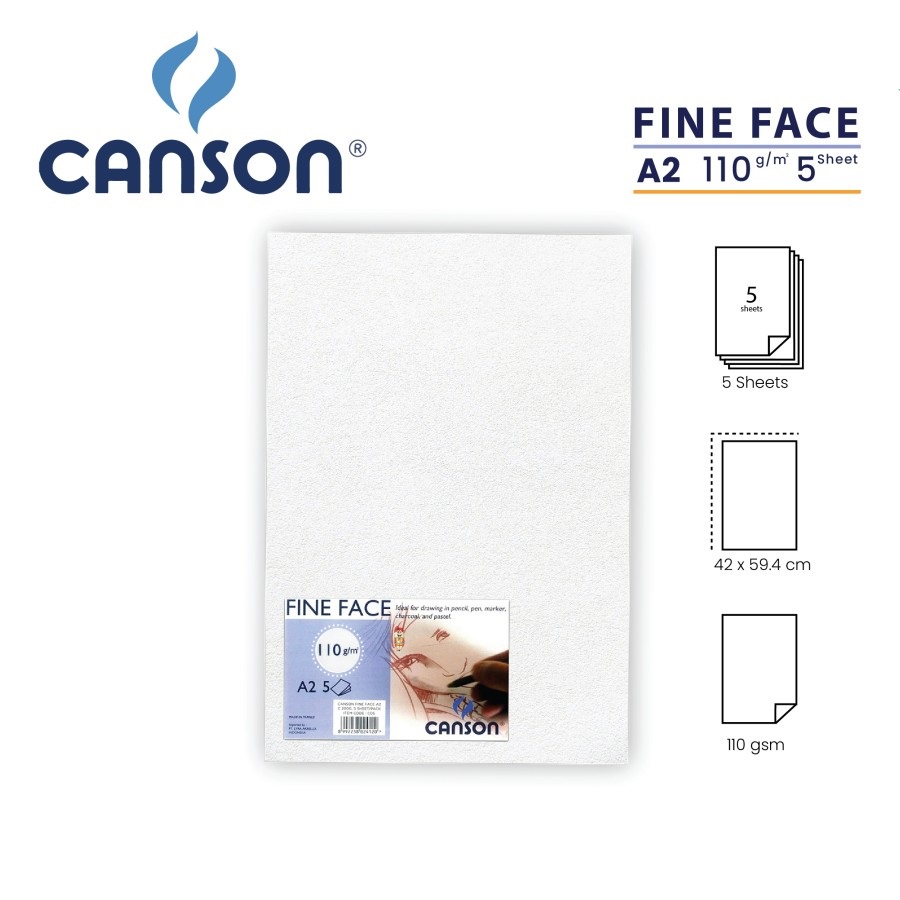

TBMO CANSON FINE FACE A2 ISI 5 SHEET 110GR C05 BANTEX
