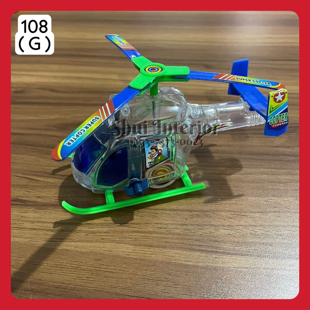 MAINAN ANAK LAKI LAKI HELIKOPTER 108 / HELIKOPTER TANPA BATERAI