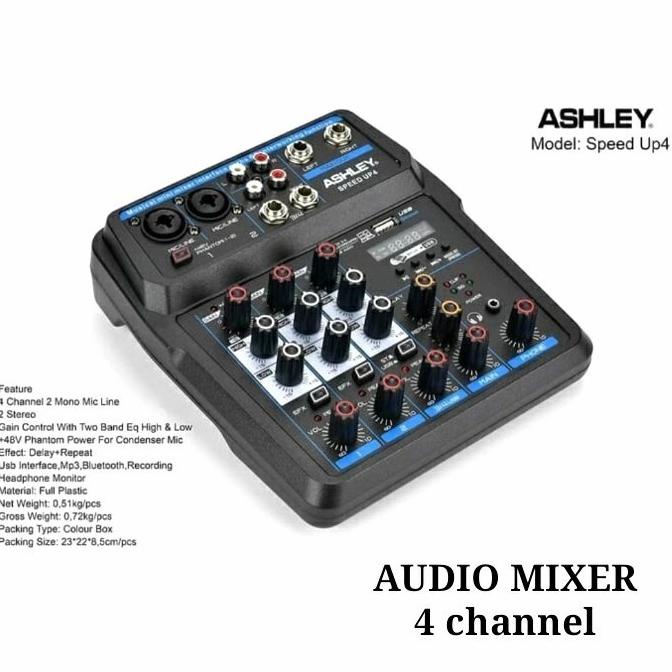 Mixer 4 Channel Ashley Fx402I