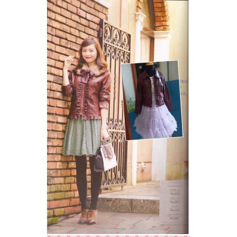 (Link co kk myria)EATHER JACKET by AXES FEMME