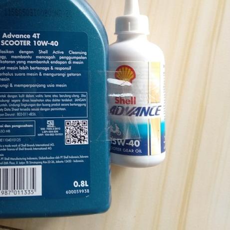 Oli Shell Ax7 Matic 0.8 L Dan Oli Gardan Shell